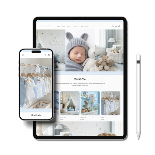 Template Blue MimiMoi